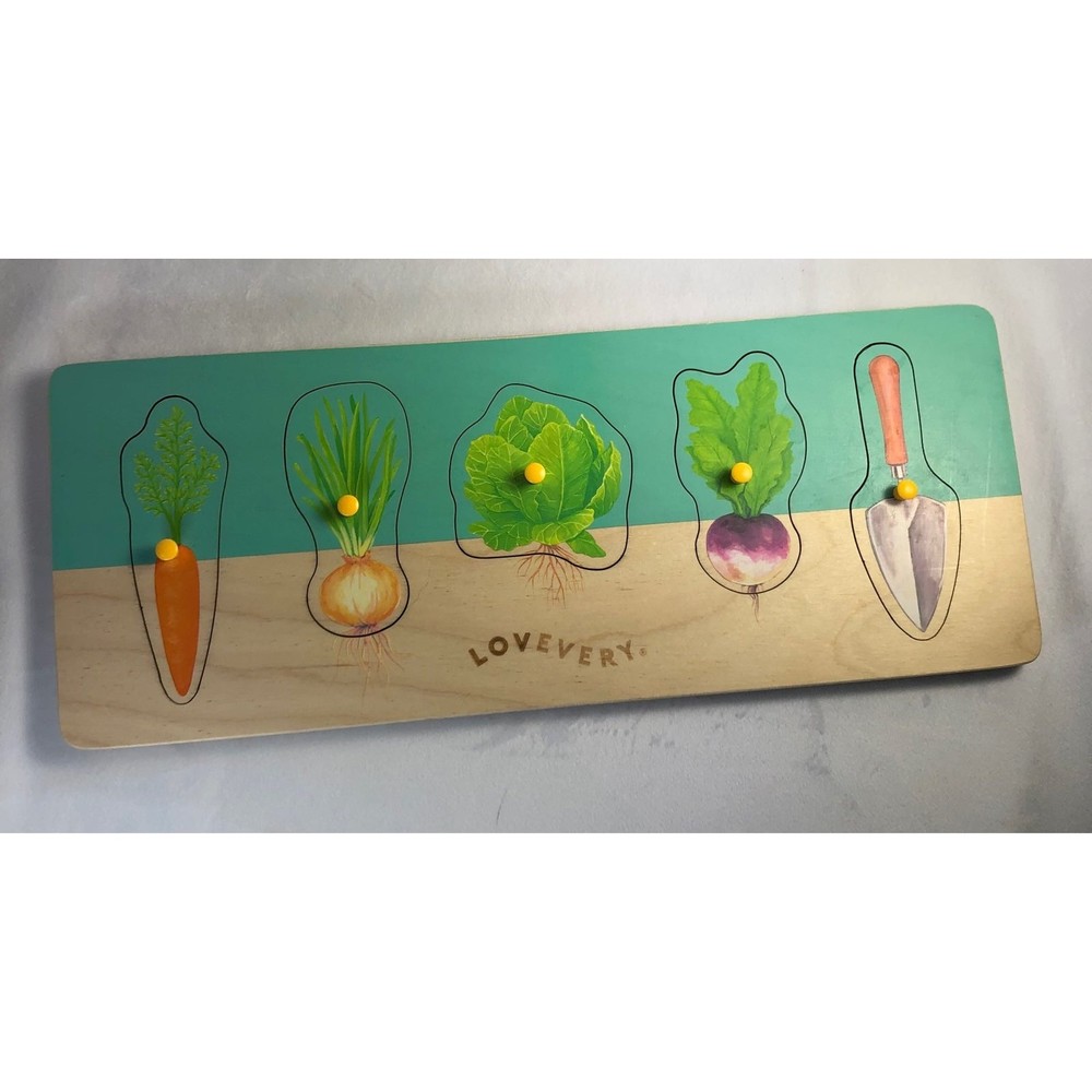Lovevery Community Garden wooden Puzzle